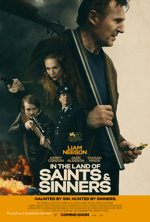 In the Land of Saints and Sinners - British Movie Poster