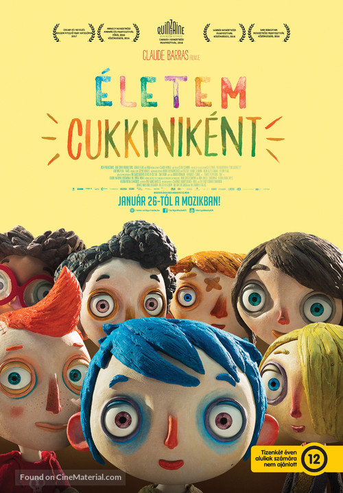 Ma vie de courgette - Hungarian Movie Poster