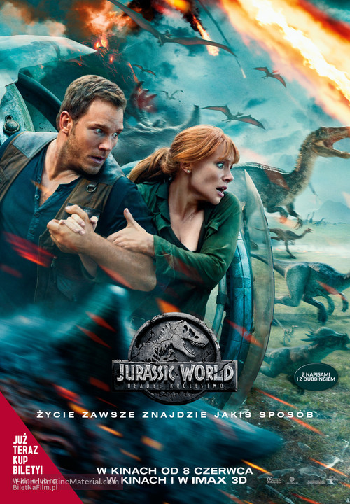 Jurassic World: Fallen Kingdom - Polish Movie Poster
