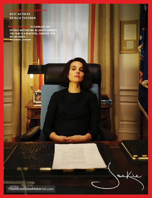 Jackie - For your consideration movie poster