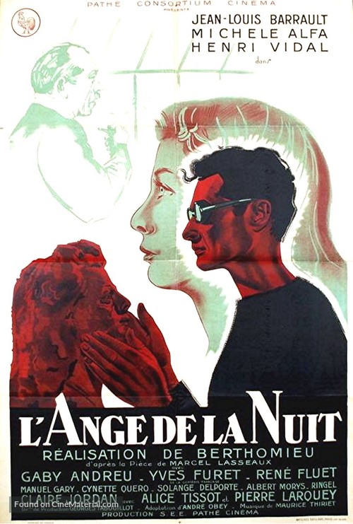 L&#039;ange de la nuit - French Movie Poster