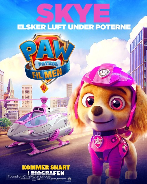 Paw Patrol: The Movie - Danish Movie Poster