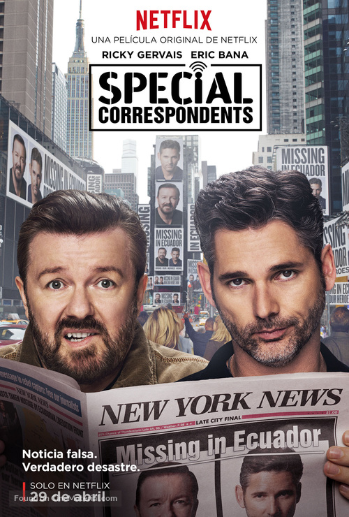 Special Correspondents - Mexican Movie Poster