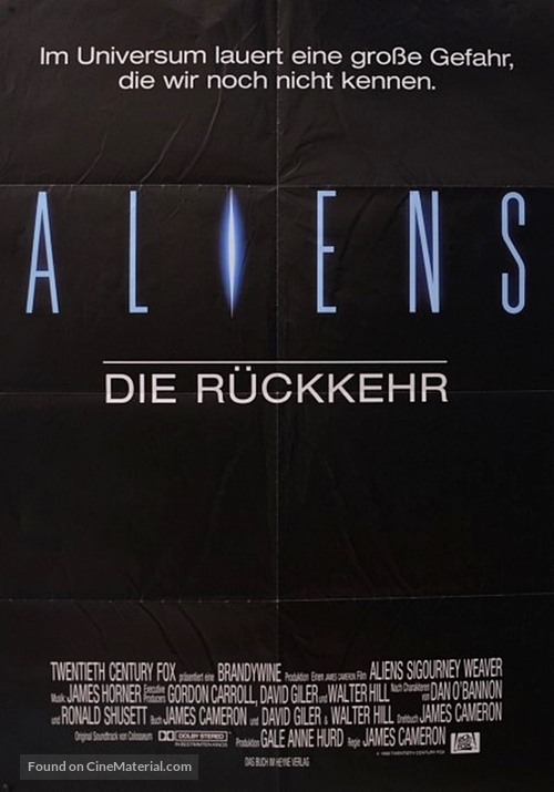 Aliens - German Movie Poster