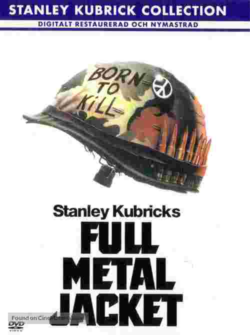 Full Metal Jacket - Swedish DVD movie cover