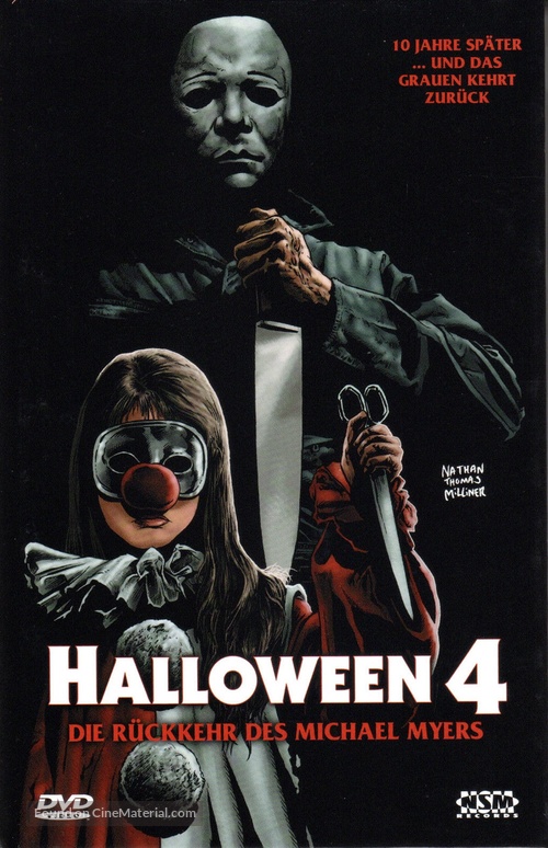 Halloween 4: The Return of Michael Myers - Austrian DVD movie cover