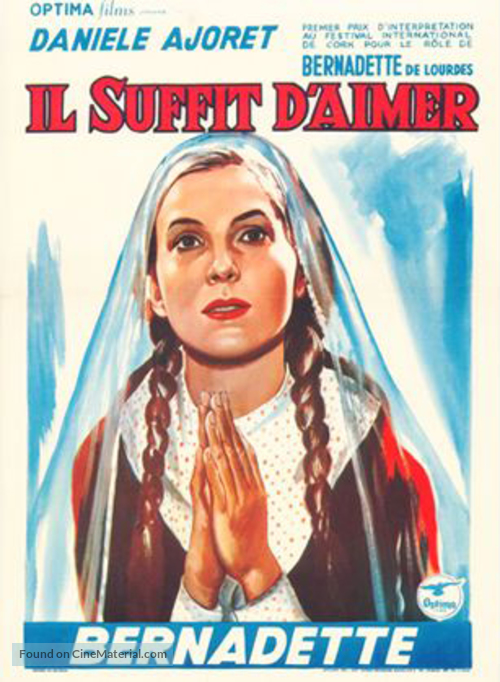 Il suffit d&#039;aimer - Belgian Movie Poster