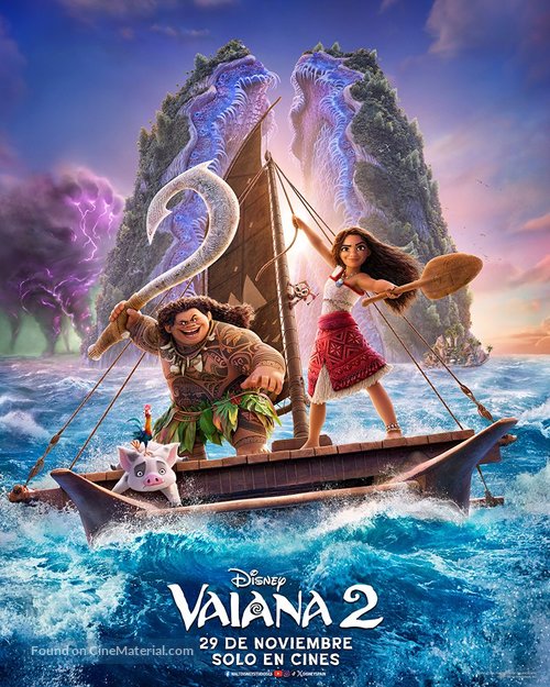 Moana 2 - Spanish Movie Poster