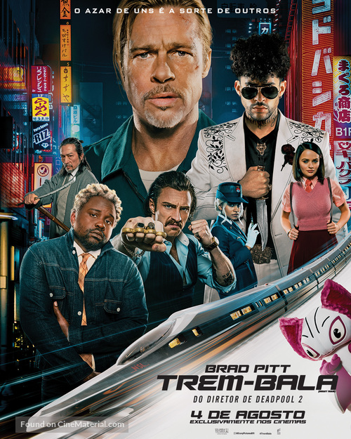 Bullet Train - Brazilian Movie Poster