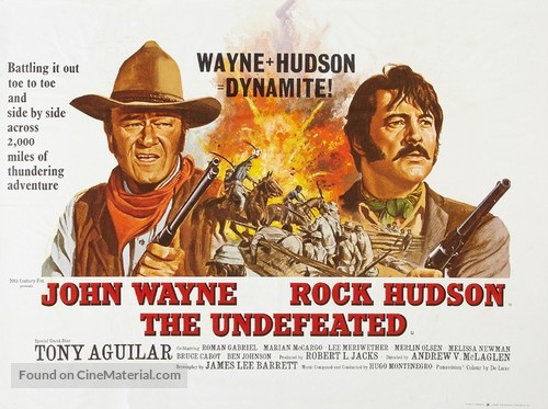 The Undefeated - British Movie Poster