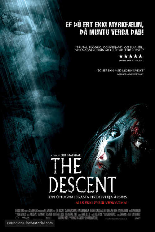 The Descent - Icelandic Movie Poster