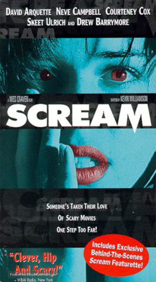 Scream - VHS movie cover