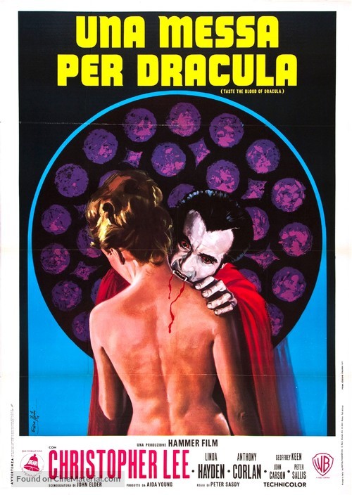 Taste the Blood of Dracula - Italian Movie Poster