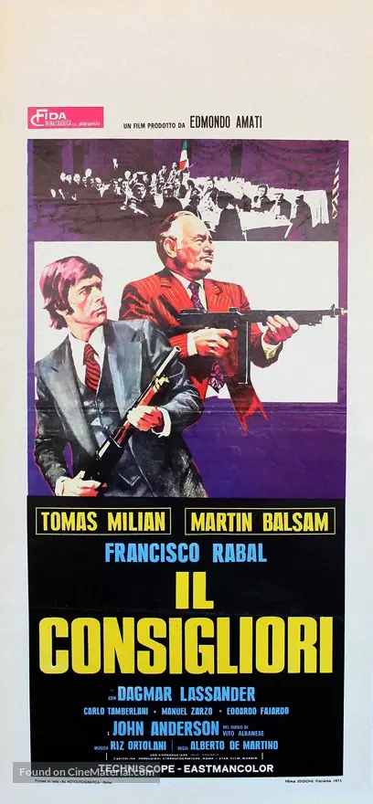 Il consigliori - Italian Movie Poster