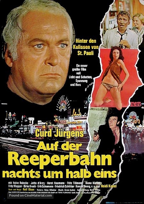 Auf der Reeperbahn nachts um halb eins - German Movie Poster
