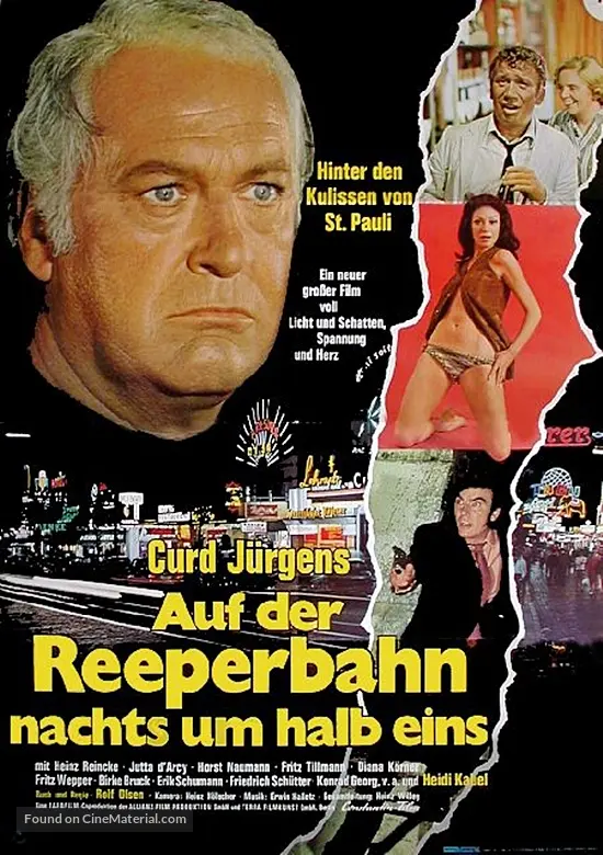 Auf der Reeperbahn nachts um halb eins (1969) German movie poster Auf der Reeperbahn nachts um halb eins (1969) German movie poster