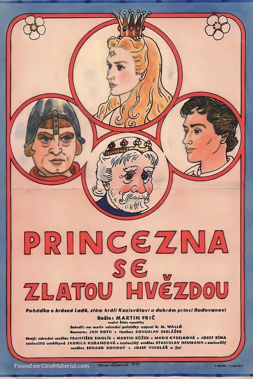 Princezna se zlatou hvezdou - Czech Movie Poster