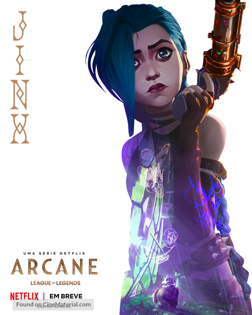 &quot;Arcane: League of Legends&quot; - Brazilian Movie Poster