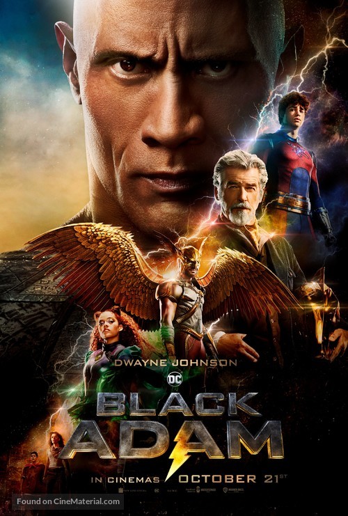 Black Adam - British Movie Poster