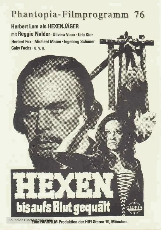 Hexen bis aufs Blut gequält (1970) German program
