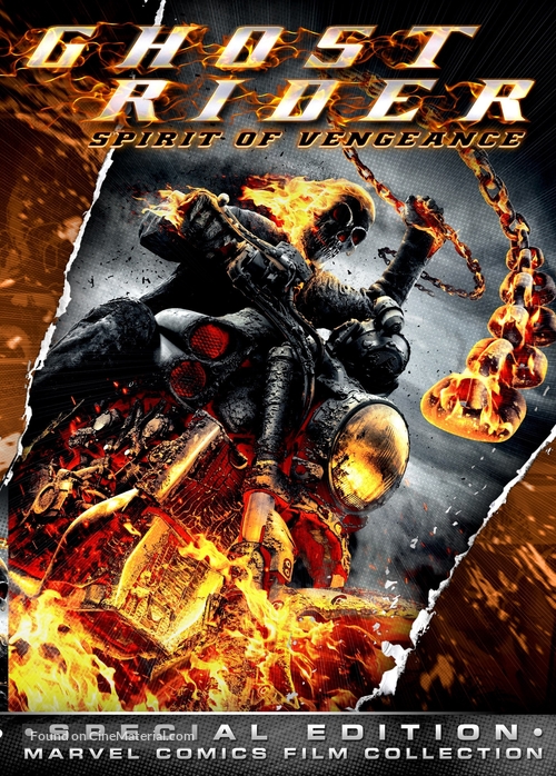 Ghost Rider: Spirit of Vengeance - German DVD movie cover