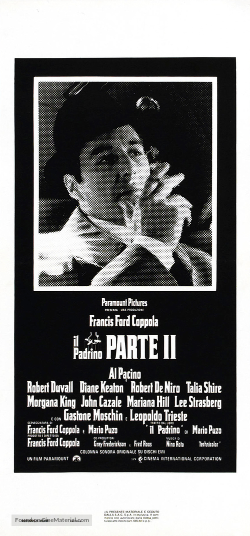 The Godfather: Part II - Italian Movie Poster