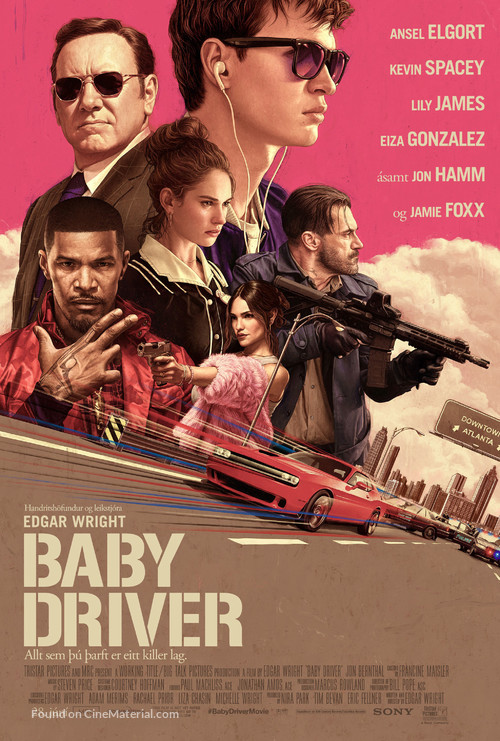 Baby Driver - Icelandic Movie Poster