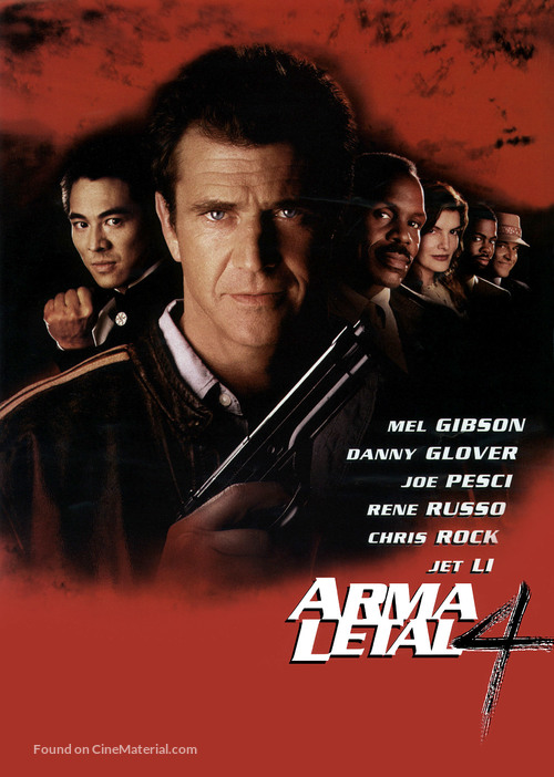 Lethal Weapon 4 - Spanish DVD movie cover