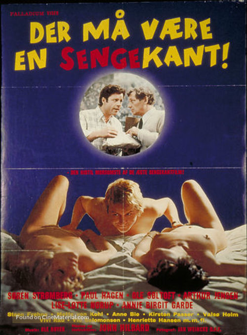 Der m&aring; v&aelig;re en sengekant - Danish Movie Poster