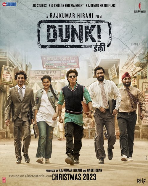 Dunki - Indian Movie Poster