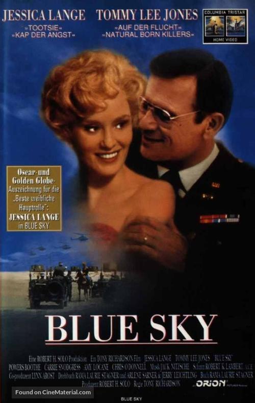 Blue Sky - German VHS movie cover