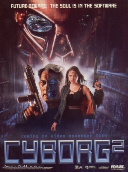 Cyborg 2 - Video release movie poster