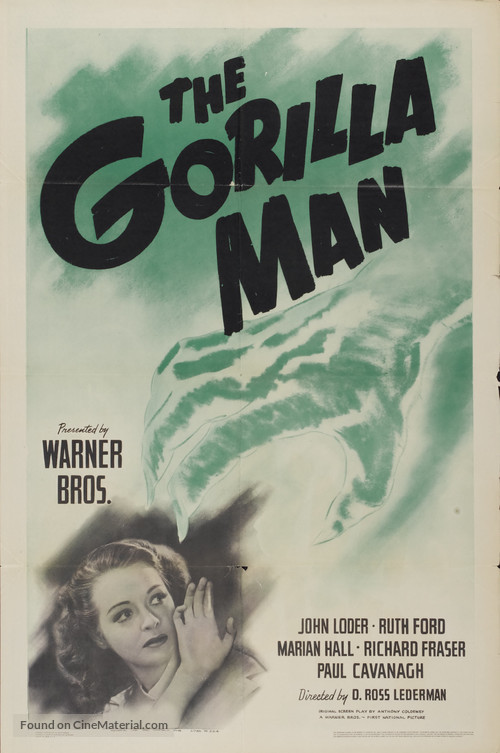 The Gorilla Man - Movie Poster