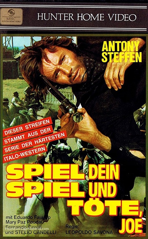 Un uomo chiamato Apocalisse Joe - German VHS movie cover