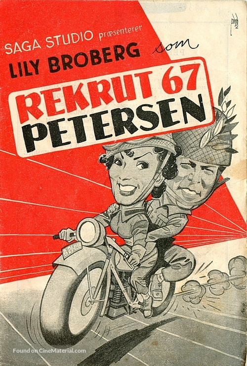 Rekrut 67, Petersen - Danish Movie Poster