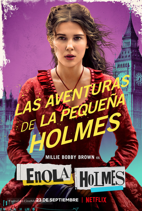 Enola Holmes - Spanish Movie Poster