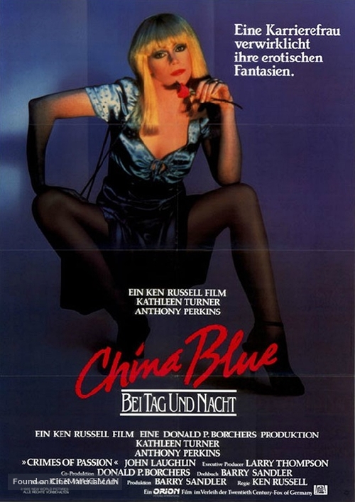 Crimes of Passion - German Movie Poster