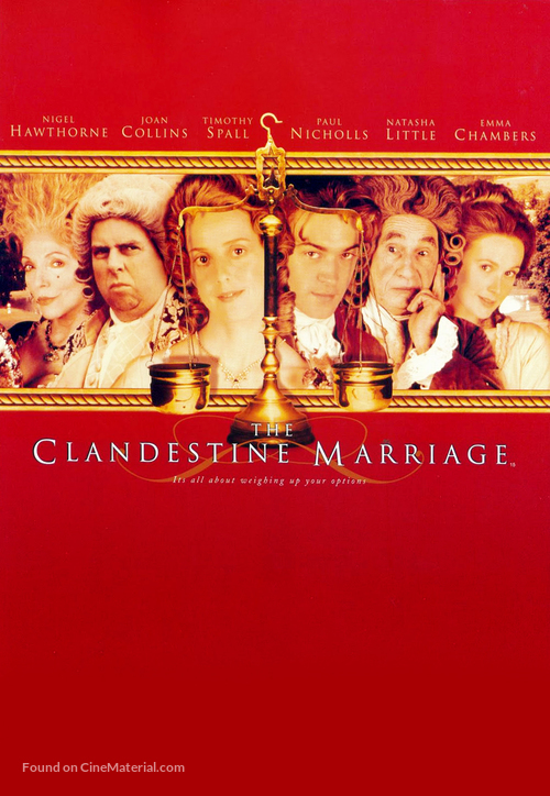 The Clandestine Marriage - DVD movie cover