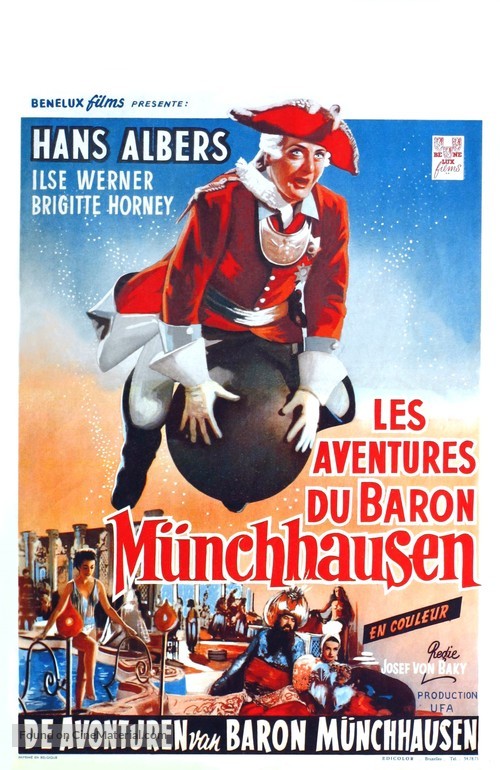 M&uuml;nchhausen - Belgian Movie Poster