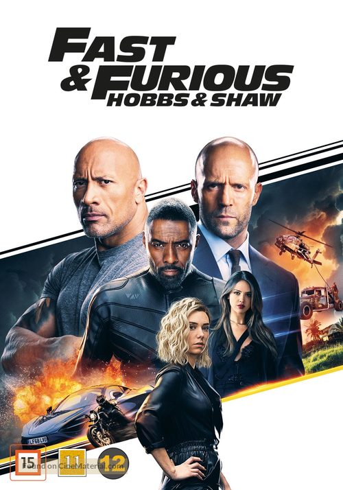Fast &amp; Furious Presents: Hobbs &amp; Shaw - Danish DVD movie cover