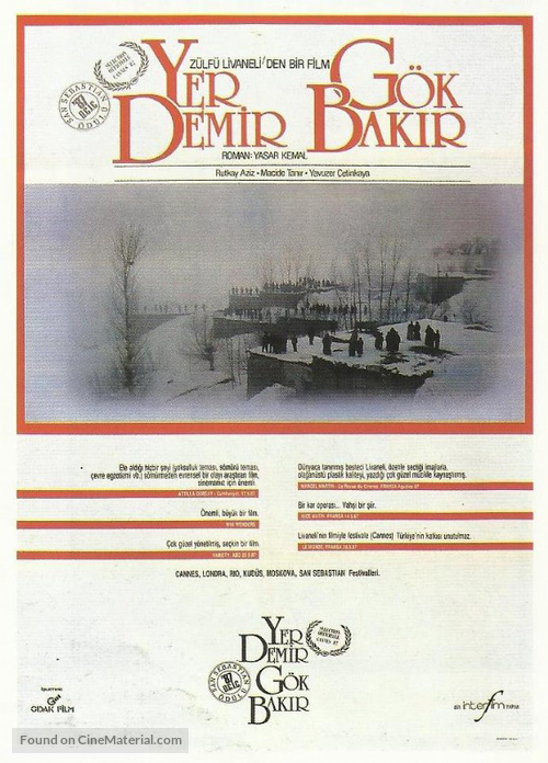 Yer demir g&ouml;k bakir - Turkish Movie Poster