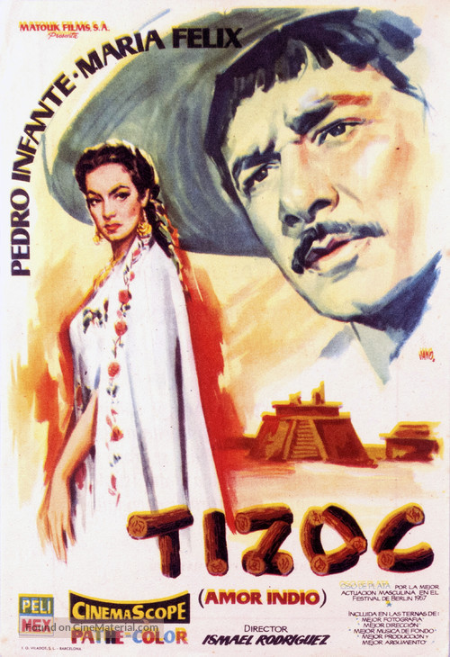 Tizoc - Spanish Movie Poster