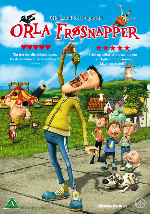 Orla Fr&oslash;snapper - Danish DVD movie cover