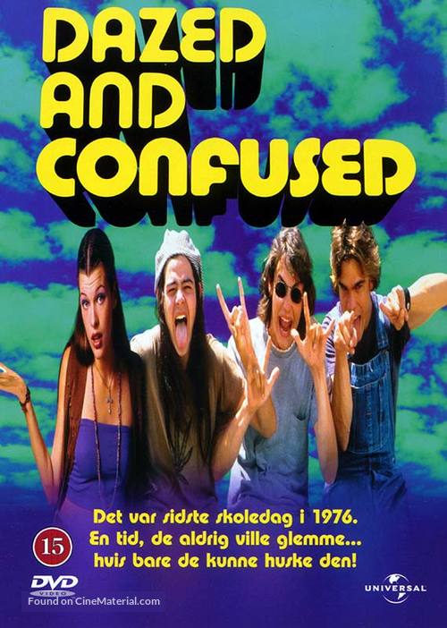 Dazed And Confused - Danish DVD movie cover