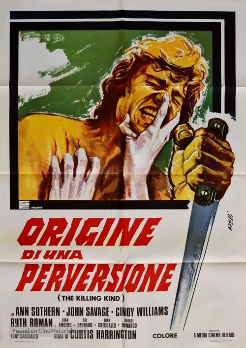 The Killing Kind - Italian Movie Poster