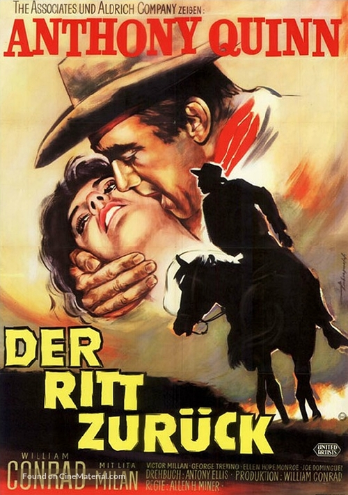 The Ride Back - German Movie Poster