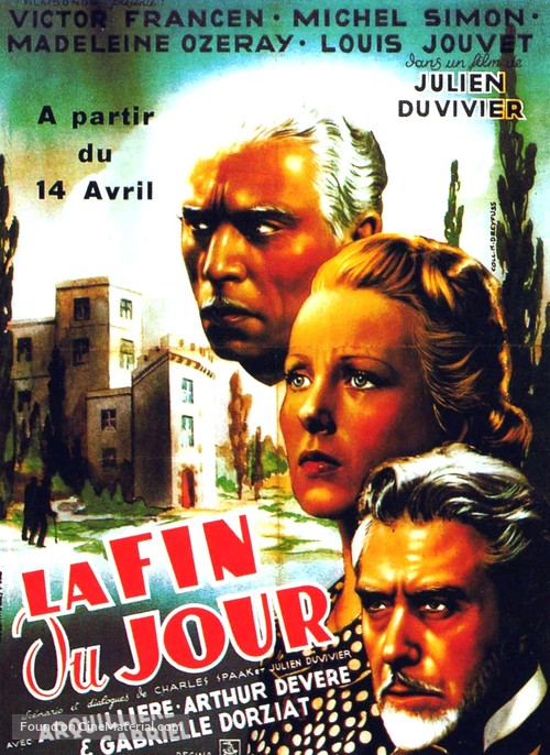 La fin du jour - Belgian Movie Poster