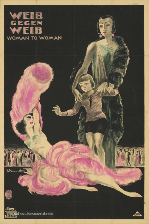 Woman to Woman - German Movie Poster