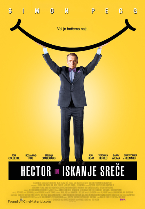 Hector and the Search for Happiness - Slovenian Movie Poster