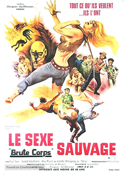 Brute Corps - French Movie Poster